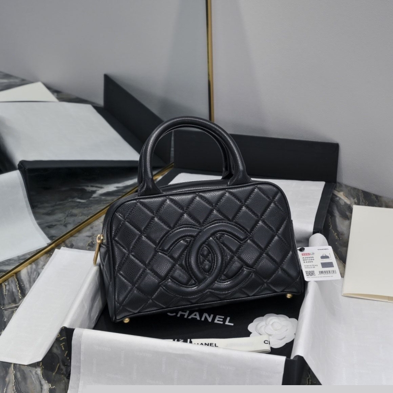 Ch*el top handle bags
